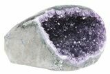 Purple Amethyst Geode with Polished Face - Uruguay #233648-2